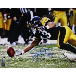 Troy Polamalu Autographed Pittsburgh Steelers 16x20 Photo Beckett Witness 50271