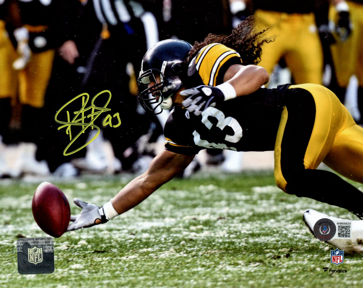 Troy Polamalu Autographed/Signed Pittsburgh Steelers 8×10 Photo BAS