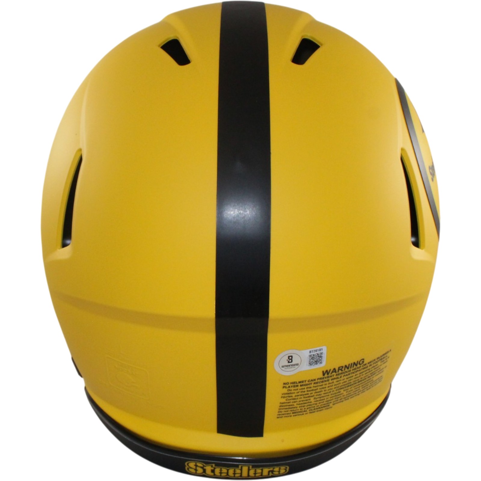Troy Polamalu Signed Pittsburgh Steelers Authentic Rave Helmet Beckett 56321 3 Troy Polamalu Signed Pittsburgh Steelers Authentic Rave Helmet Beckett 56321
