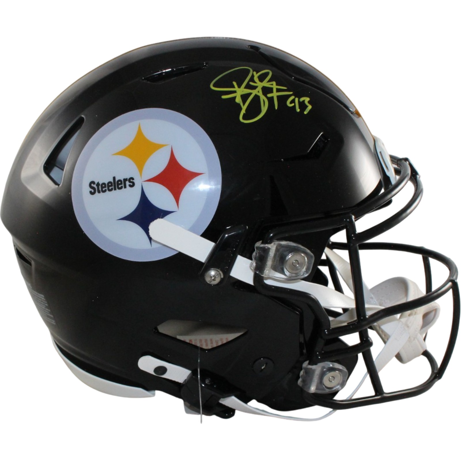 Troy Polamalu Autographed Pittsburgh Steelers SpeedFlex Helmet Beckett 56191