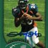 Clinton Portis Autographed/Signed Denver Broncos 2002 Topps Rookie Card 24704