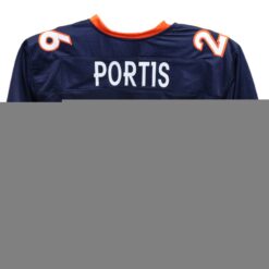 Clinton Portis Autographed/Signed Pro Style Jersey Blue Beckett 