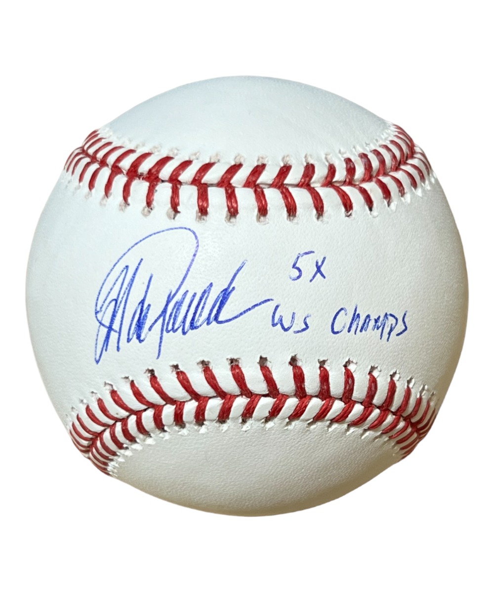Jorge Posada Autographed ROMLB Baseball Yankees 5x WS Champs Beckett
