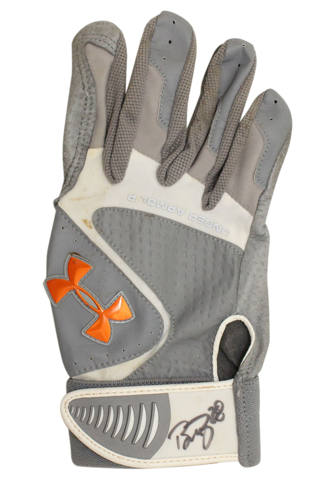Buster Posey Signed San Francisco Giants Under Armour Batting Gloves BAS