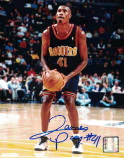 James Posey Autographed/Signed Denver Nuggets 8x10 Photo 24266 PF
