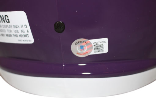 Purple People Eaters Signed Vikings F/S 60-79 Speed Helmet 4 Sigs Beckett