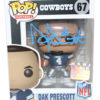 Dak Prescott Autographed/Signed Dallas Cowboys NFL Funko Pop JSA 24091