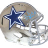 Dak Prescott Autographed/Signed Dallas Cowboys Chrome Replica Helmet JSA 24083