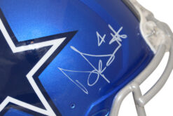 Dak Prescott Signed Dallas Cowboys Authentic Flash Speed Helmet Beckett