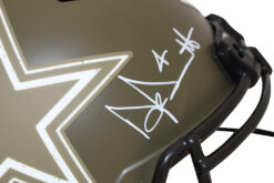 Dak Prescott Autographed Dallas Cowboys F/S Salute Speed Helmet Beckett