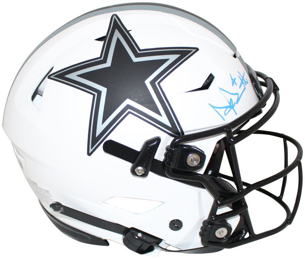 Dak Prescott Signed Dallas Cowboys Authentic Lunar Speed Flex Helmet BAS