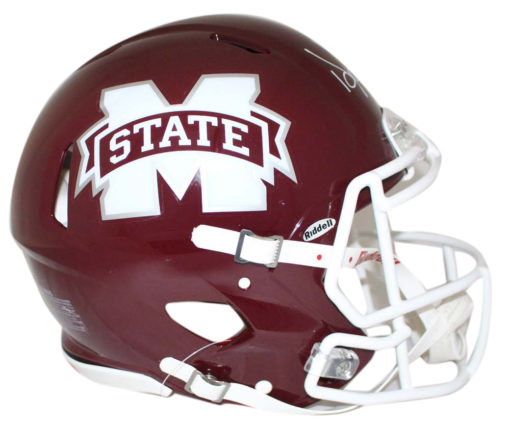 Dak Prescott Autographed Mississippi State Bulldogs Authentic Helmet JSA 24088