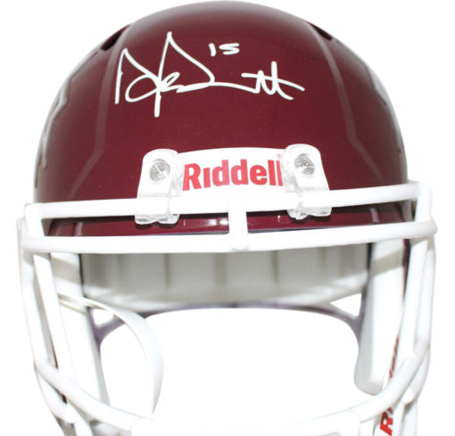 Dak Prescott Autographed Mississippi State Bulldogs Replica Helmet JSA 24089