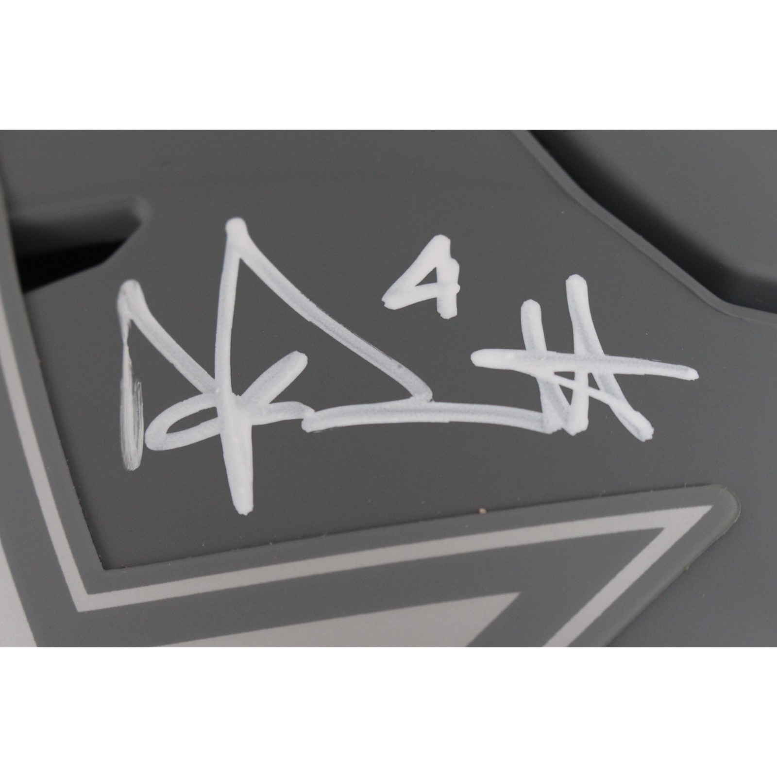 Dak Prescott Autographed Dallas Cowboys SpeedFlex Slate Helmet Beckett 50859