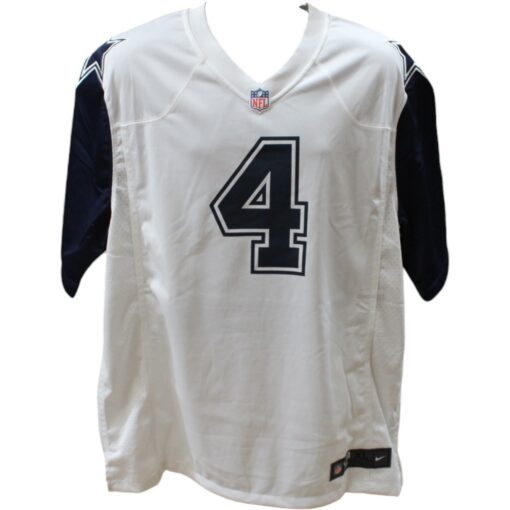 Dak Prescott Autographed/Signed Dallas Cowboys Nike Alt XL Jersey Beckett 47380