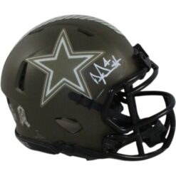 Dak Prescott Autographed/Signed Dallas Cowboys 22 STS Mini Helmet Beckett 56331