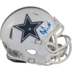 Dak Prescott Autographed/Signed Dallas Cowboys 24 STS Mini Helmet Beckett 56338