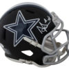 Dak Prescott Autographed/Signed Dallas Cowboys Black Matte Mini Helmet JSA 24090