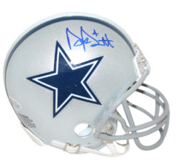 Dak Prescott Autographed/Signed Dallas Cowboys Mini Helmet BAS 24472