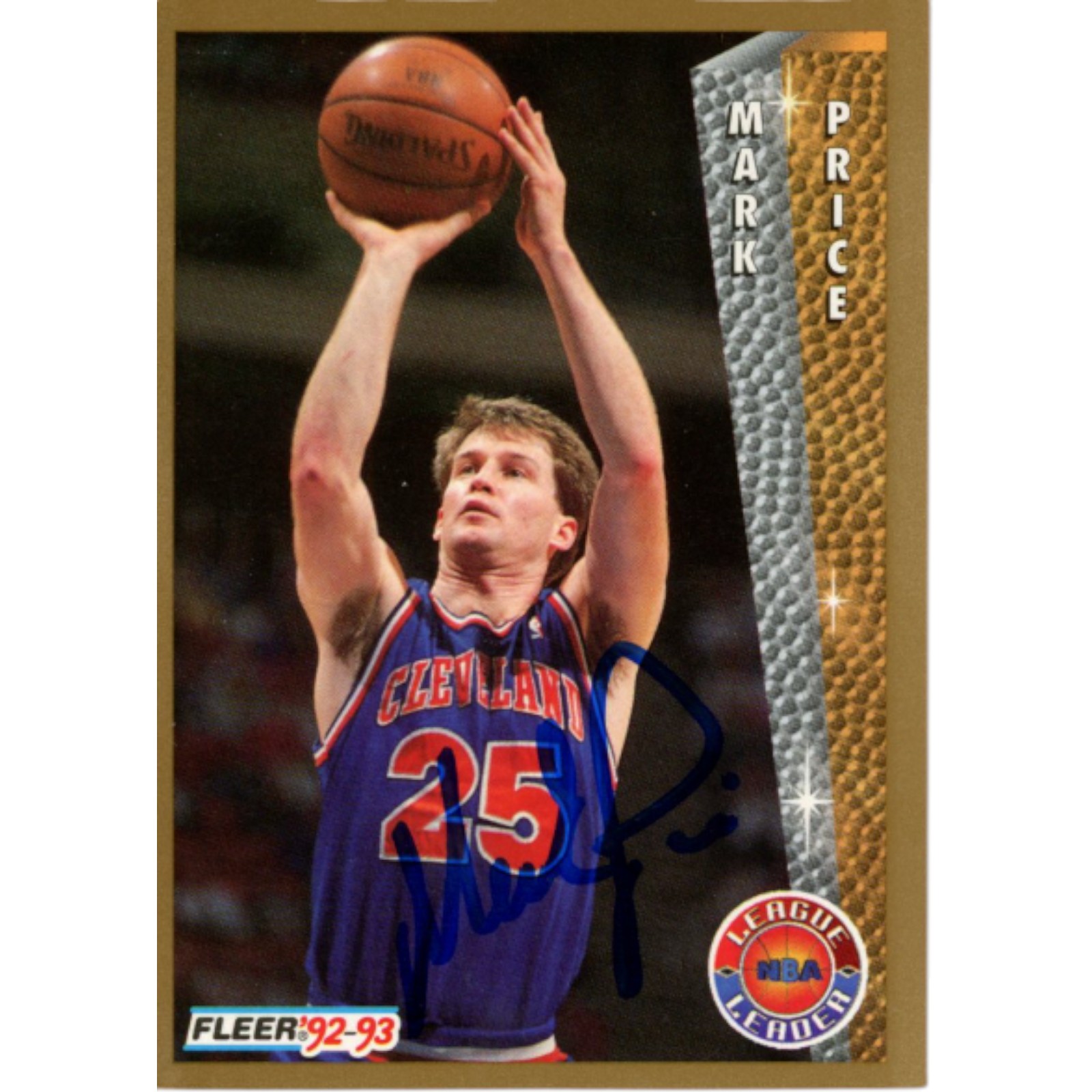 Mark Price Autographed/Signed Fleer 92-93 #242 Trading Card Beckett 51935 1 Mark Price Autographed/Signed Fleer 92-93 #242 Trading Card Beckett 51935
