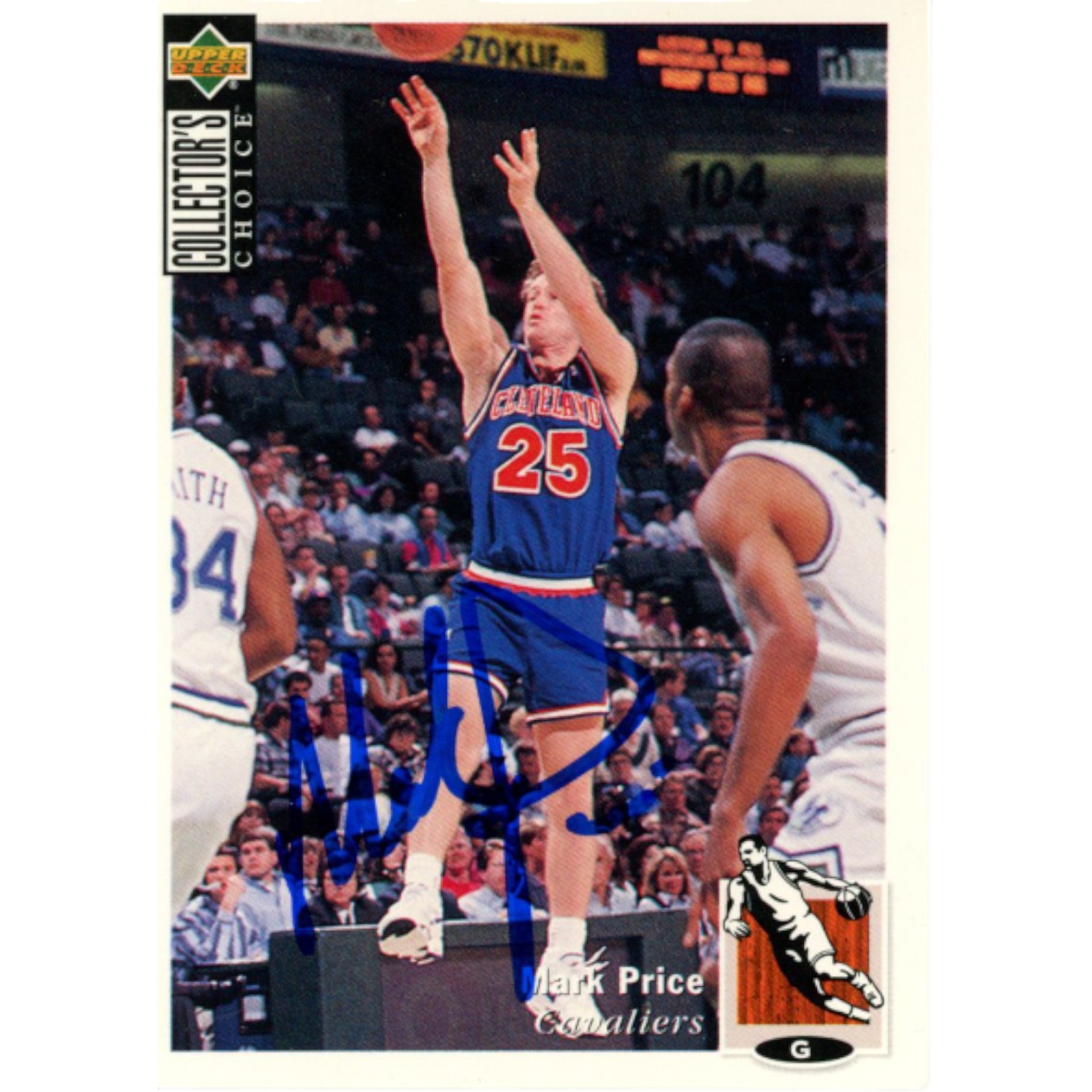 Mark Price Autographed Upper Deck 94-95 Collector's Choice 25 Card Beckett 51910