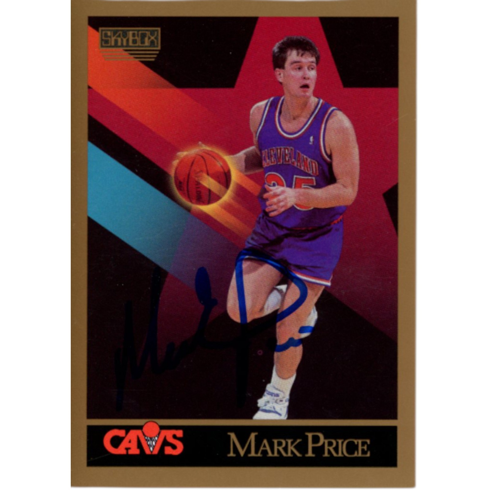 Mark Price Autographed/Signed Upper Deck 90-91 Skybox #56 Card Beckett 51917 1 Mark Price Autographed/Signed Upper Deck 90-91 Skybox #56 Card Beckett 51917