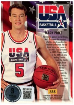 Mark Price Autographed/Signed 93-94 Fleer Ultra #368 Trading Card Beckett 52582