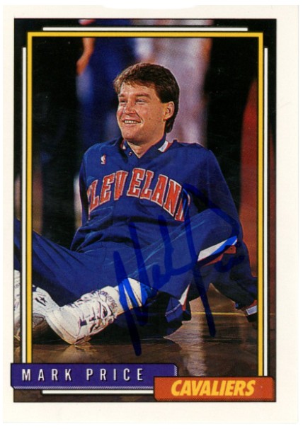 Mark Price Autographed/Signed 1993 Topps #379 Trading Card Beckett Witness 59418 1 Mark Price Autographed/Signed 1993 Topps #379 Trading Card Beckett Witness 59418
