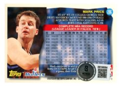 Mark Price Autographed/Signed 95-96 Topps Powers #286 Trading Card Beckett 52569
