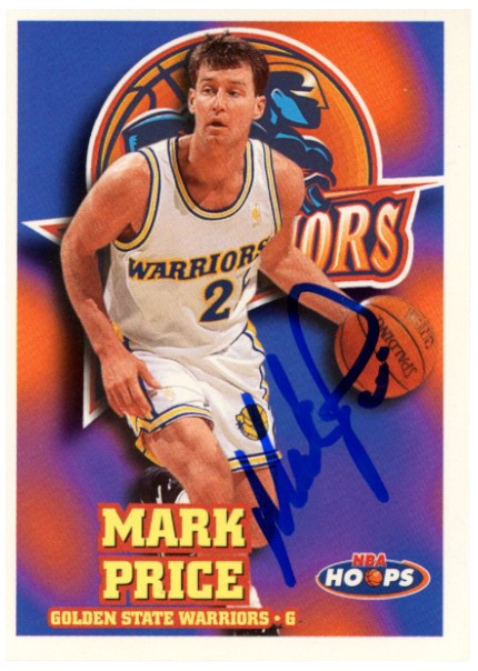 Mark Price Autographed/Signed 97-98 Hoops #55 Trading Card Beckett 52512 1 Mark Price Autographed/Signed 97-98 Hoops #55 Trading Card Beckett 52512