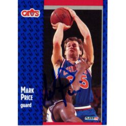 Mark Price Autographed 1991-92 Fleer #38 Trading Card Beckett Witness 51698