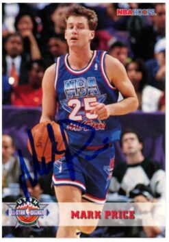 Mark Price Autographed/Signed 1993-1994 Hoops #263 Trading Card Beckett 52575