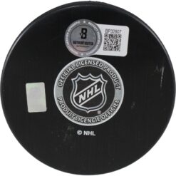 Chris Pronger Autographed/Signed St Louis Blues Logo Puck HOF Beckett 53977