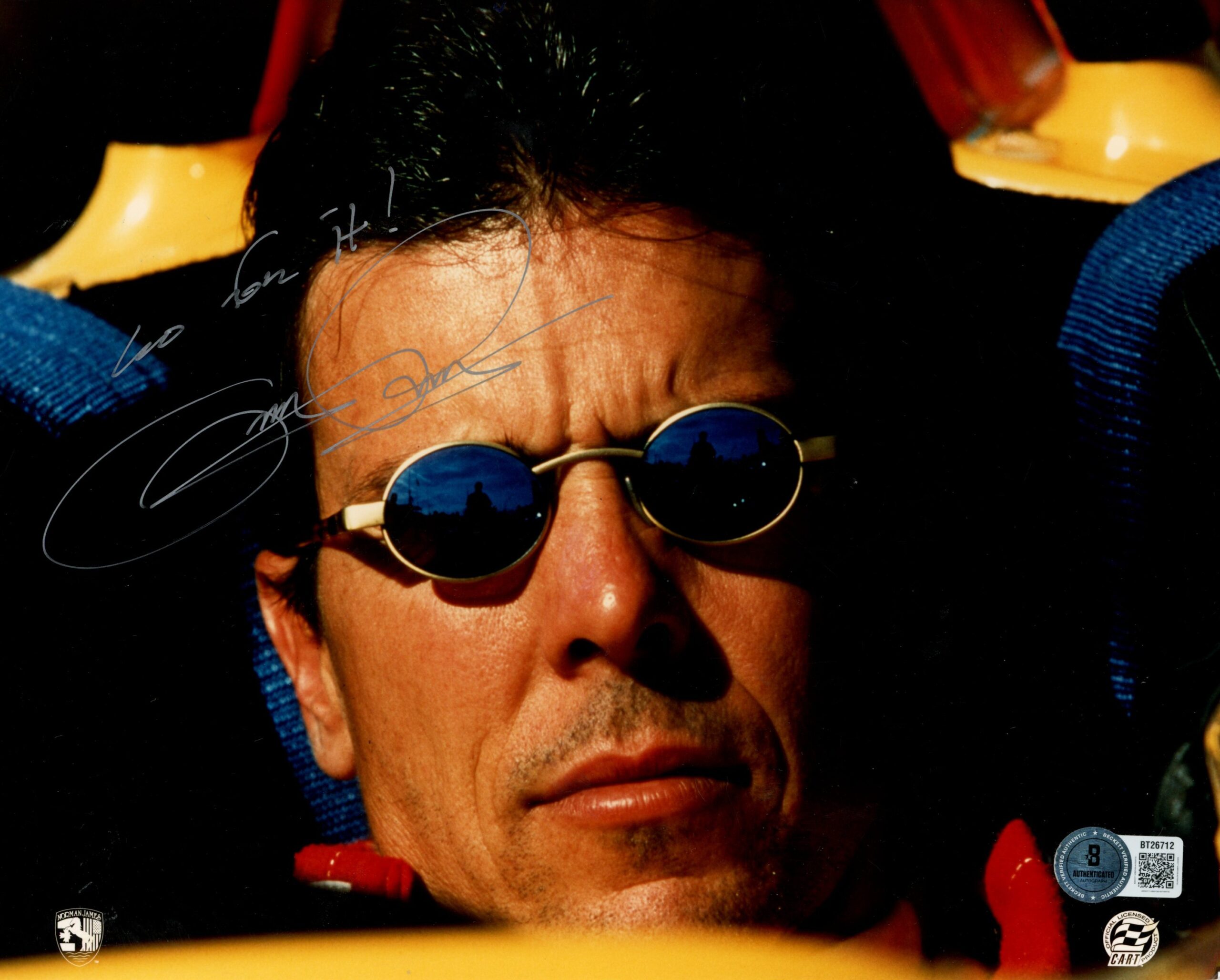 Scott Pruett Autographed/Signed NASCAR 8x10 Photo Go For It Beckett 56846 1 Scott Pruett Autographed/Signed NASCAR 8x10 Photo Go For It Beckett 56846