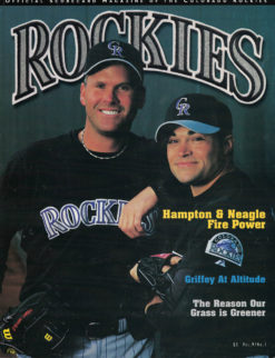 Albert Pujols 2001 MLB Debut Magazine Program Cardinals vs Rockies