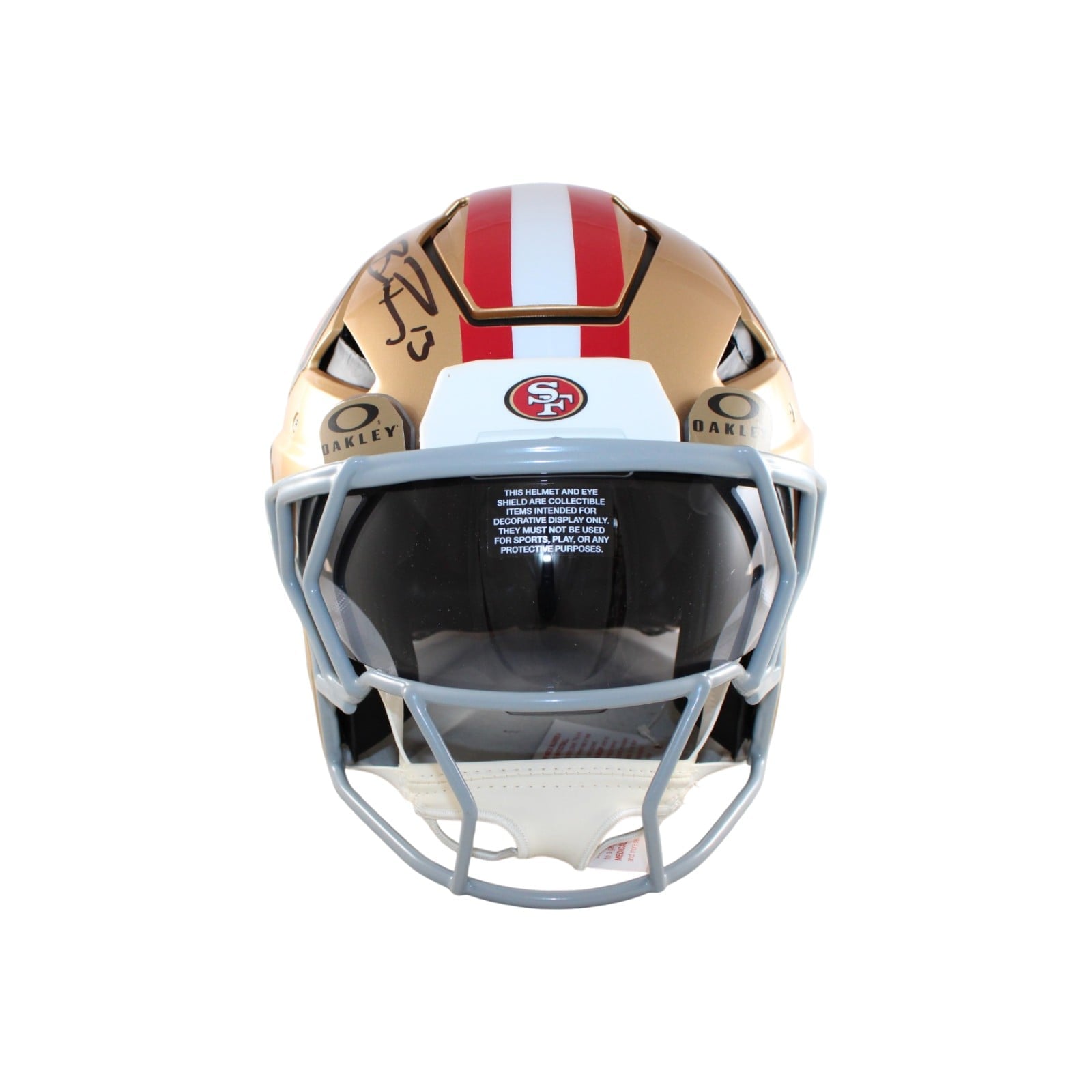 Brock Purdy Autographed/Signed San Francisco 49ers Helmet Axiom Beckett 58556 3 Brock Purdy Autographed/Signed San Francisco 49ers Helmet Axiom Beckett 58556