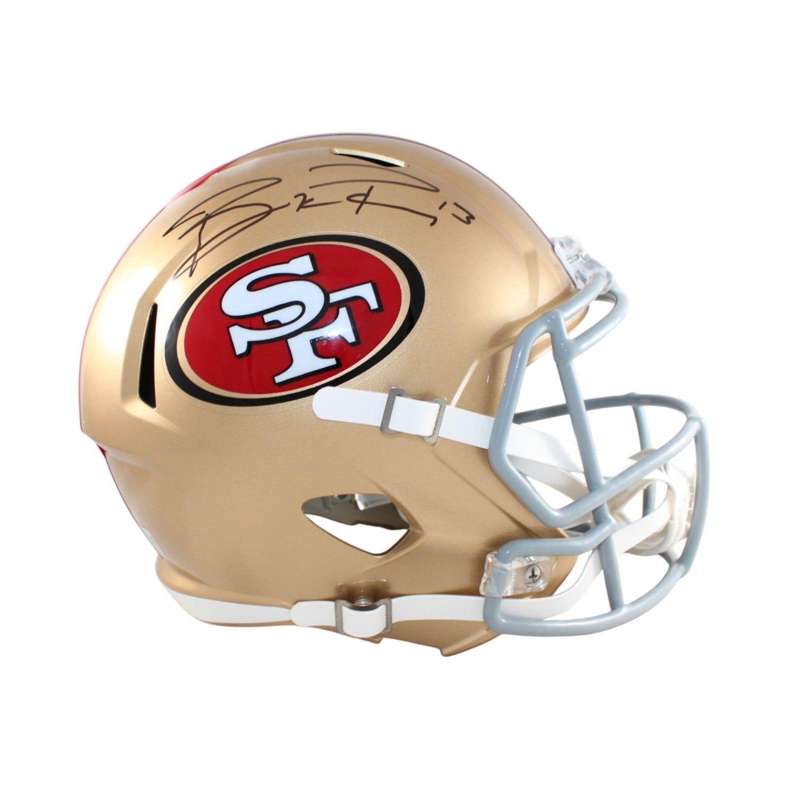 Brock Purdy Autographed/Signed San Francisco 49ers Helmet Replica Beckett 58561