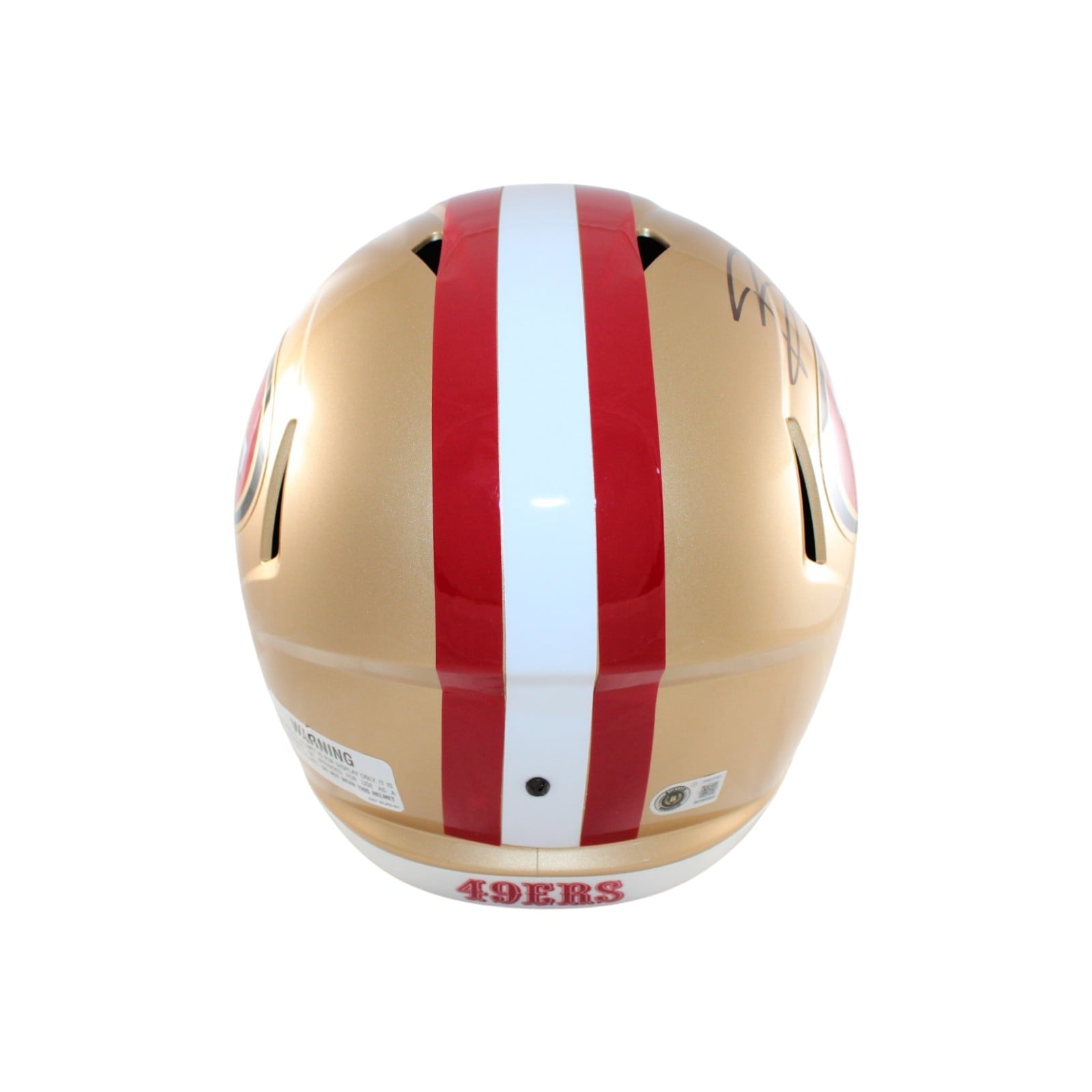 Brock Purdy Autographed/Signed San Francisco 49ers Helmet Replica Beckett 58561 3 Brock Purdy Autographed/Signed San Francisco 49ers Helmet Replica Beckett 58561