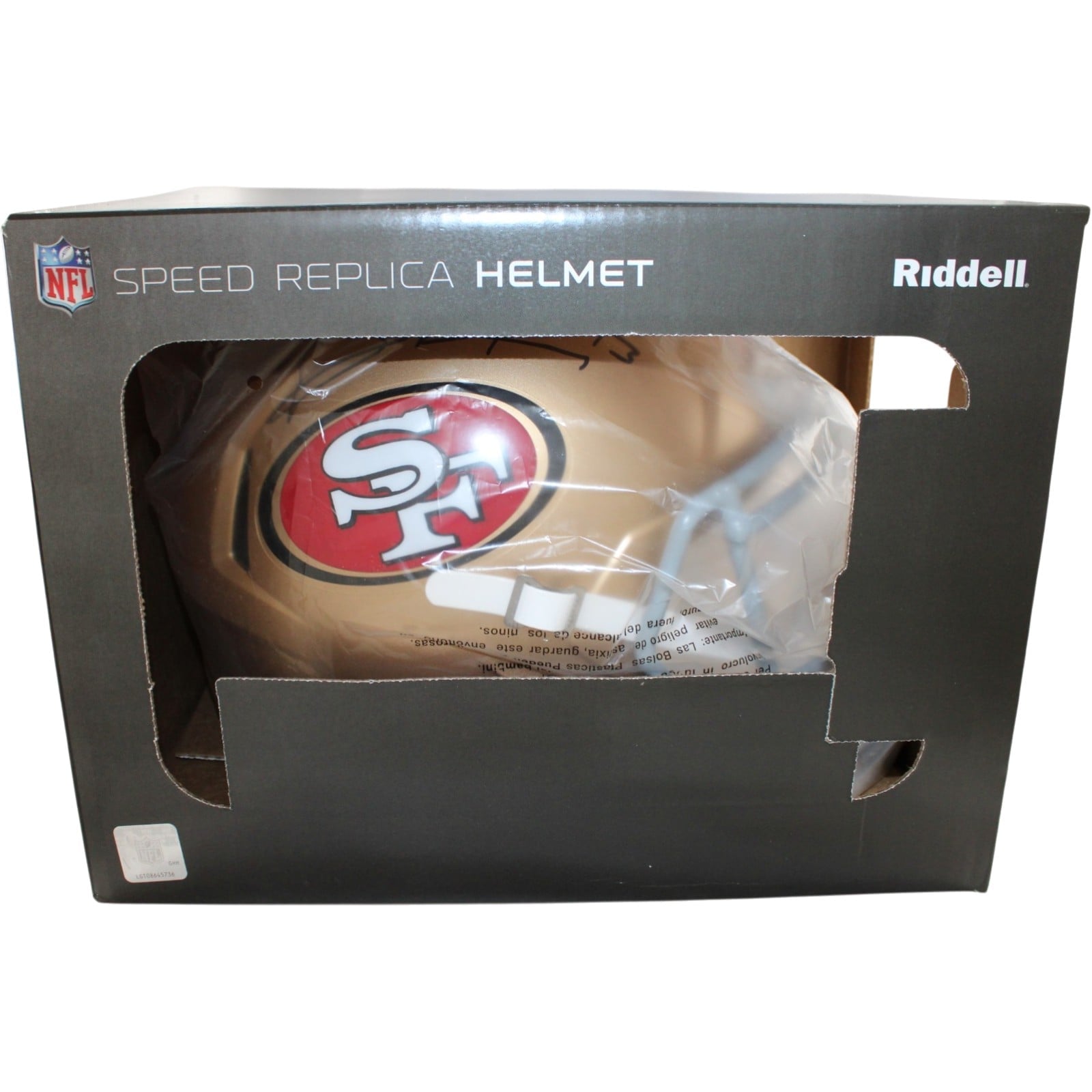 Brock Purdy Autographed/Signed San Francisco 49ers Helmet Replica Beckett 58561 6 Brock Purdy Autographed/Signed San Francisco 49ers Helmet Replica Beckett 58561