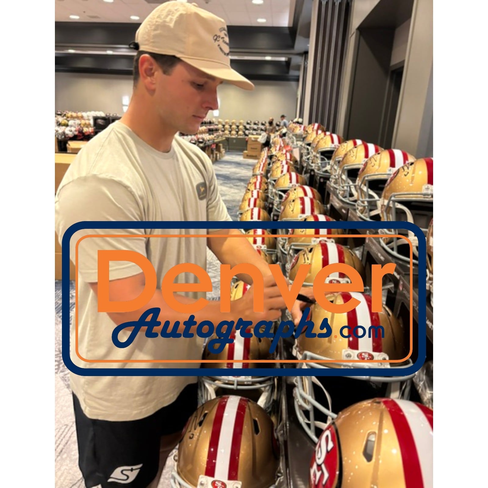 Brock Purdy Autographed/Signed San Francisco 49ers Helmet Replica Beckett 58561 7 Brock Purdy Autographed/Signed San Francisco 49ers Helmet Replica Beckett 58561