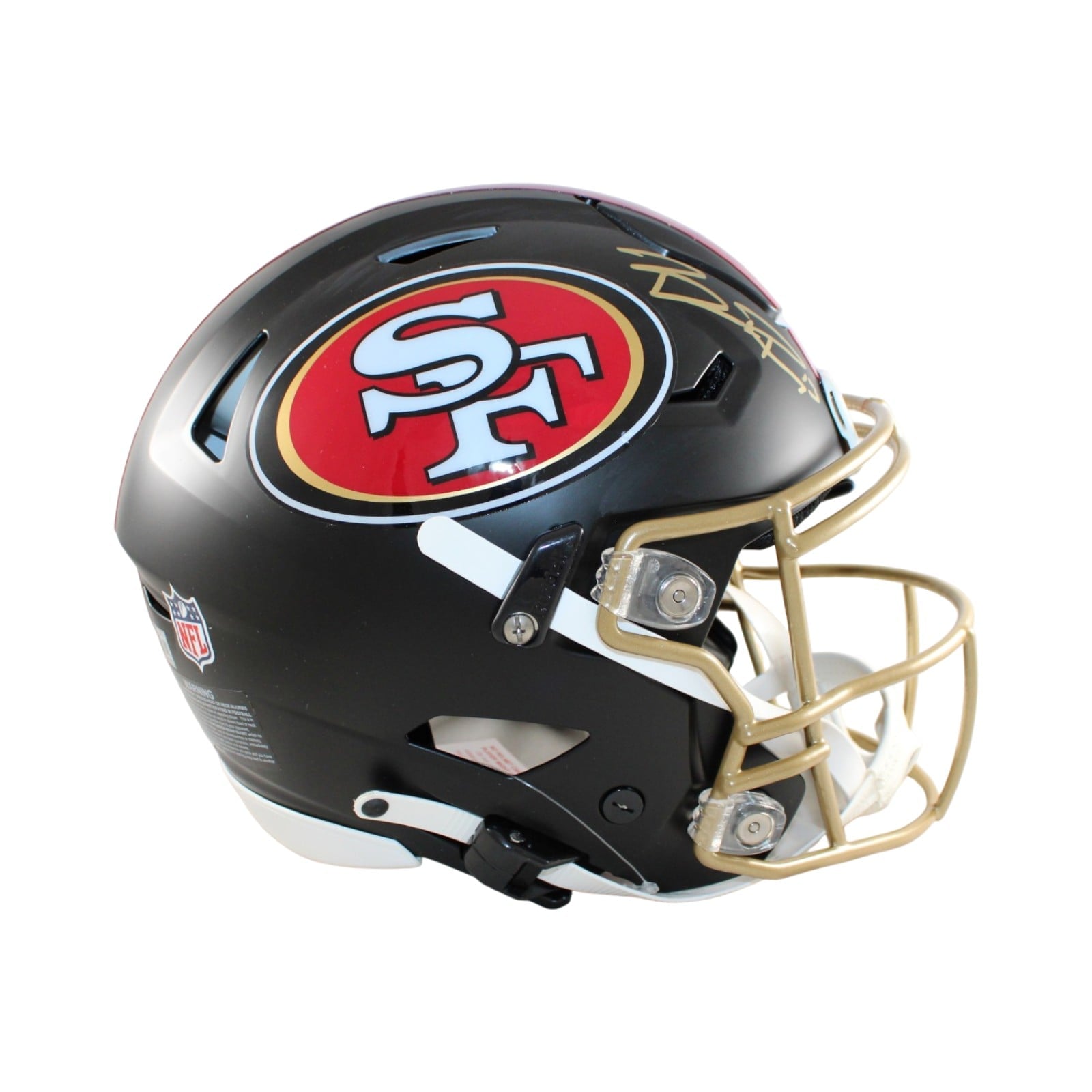 Brock Purdy Signed San Francisco 49ers Rivalries Helmet Speedflex Beckett 58572