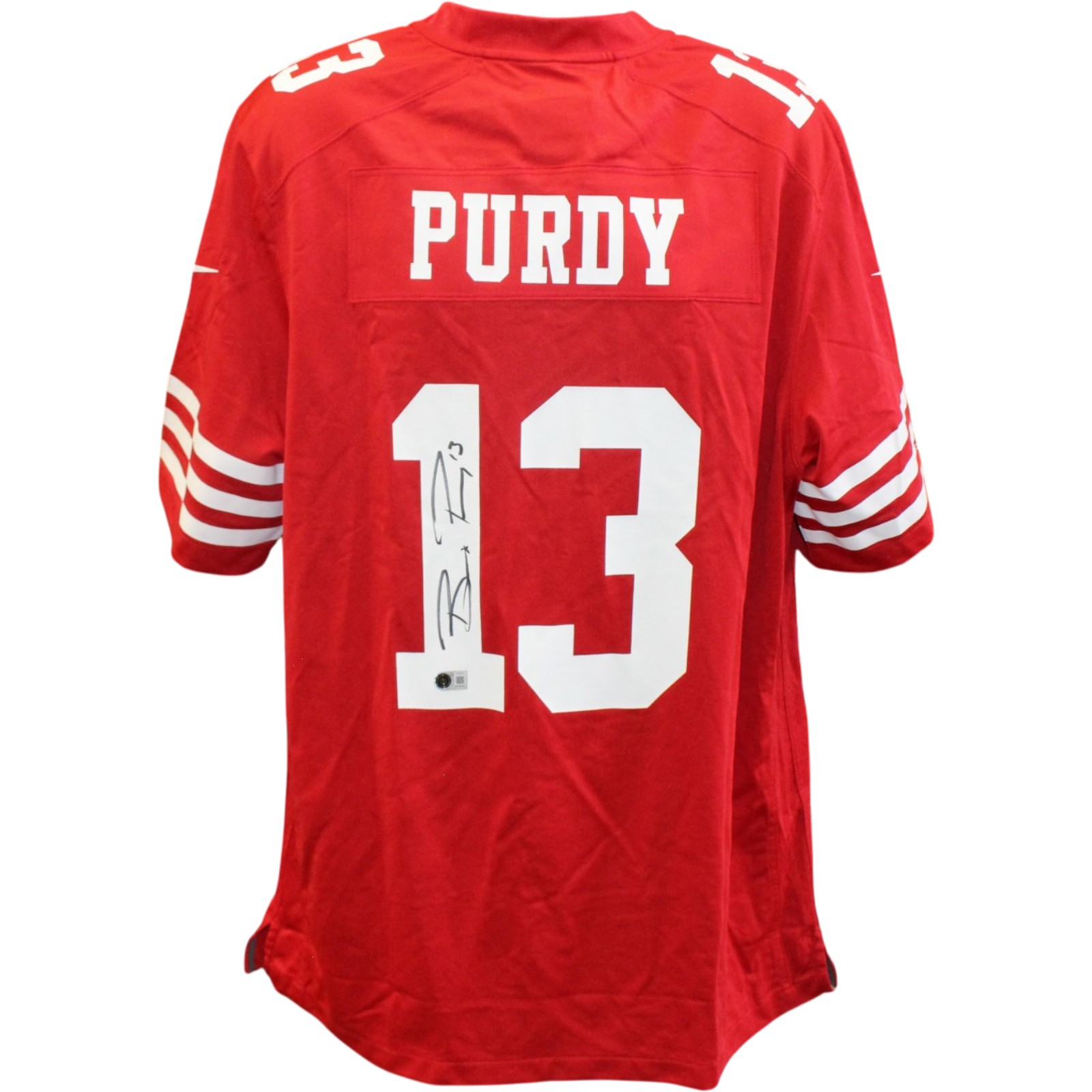Brock Purdy Autographed San Francisco 49ers Nike XL Jersey Beckett Witness 56919