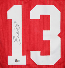 Brock Purdy Autographed/Signed Pro Style Red XL Jersey Beckett