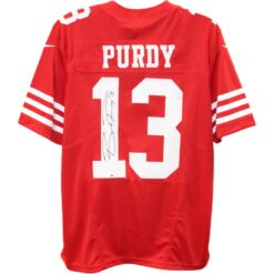 Brock Purdy Autographed San Francisco 49ers Red Nike Vapor Jersey FAN 47970