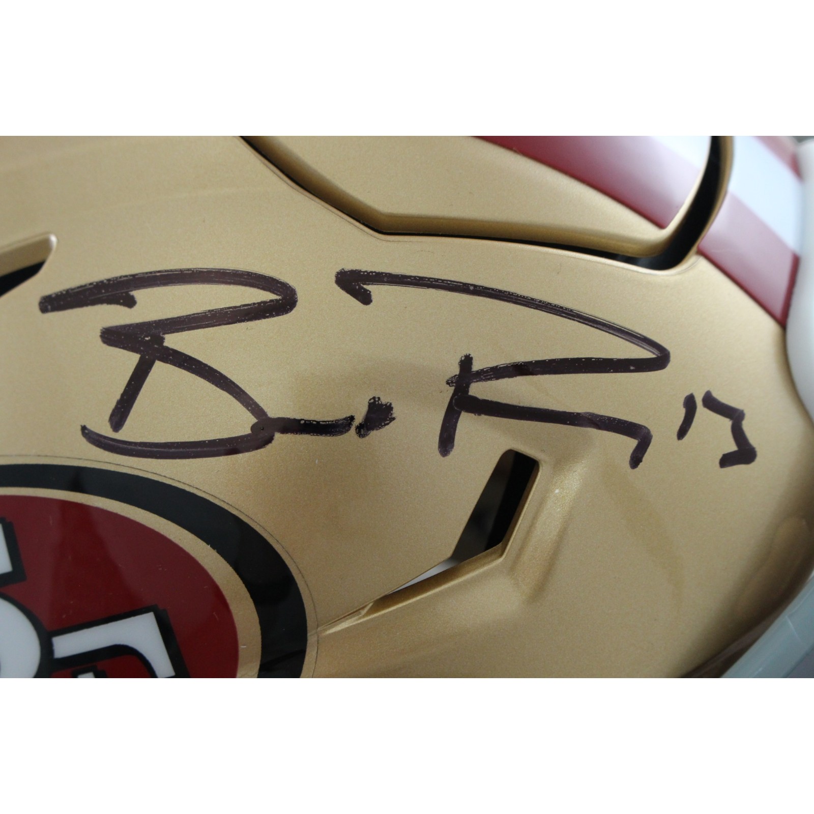 Brock Purdy Autographed San Francisco 49ers Mid-Size Midi Helmet Beckett W 56906 2 Brock Purdy Autographed San Francisco 49ers Mid-Size Midi Helmet Beckett W 56906