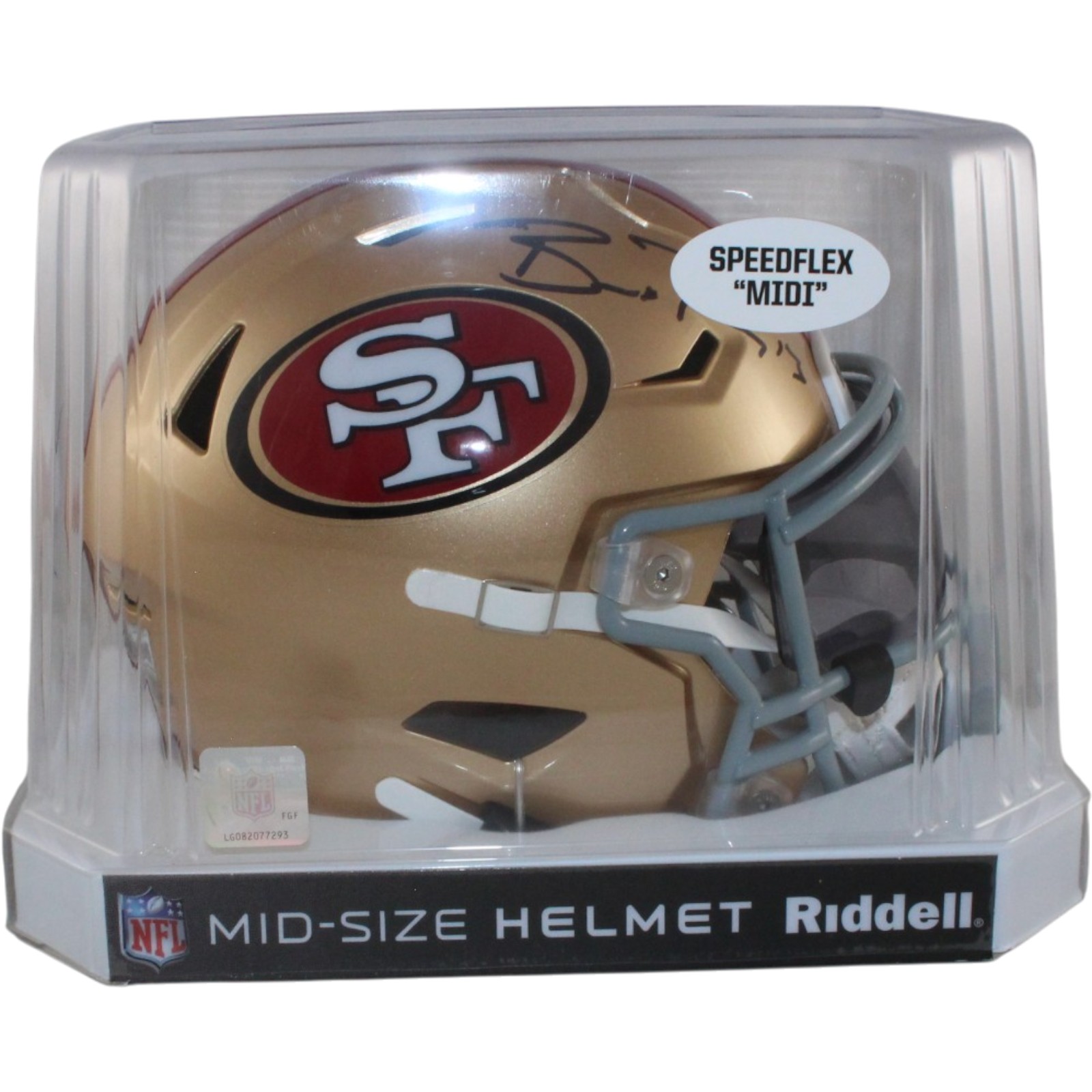 Brock Purdy Autographed San Francisco 49ers Mid-Size Midi Helmet Beckett W 56906 5 Brock Purdy Autographed San Francisco 49ers Mid-Size Midi Helmet Beckett W 56906