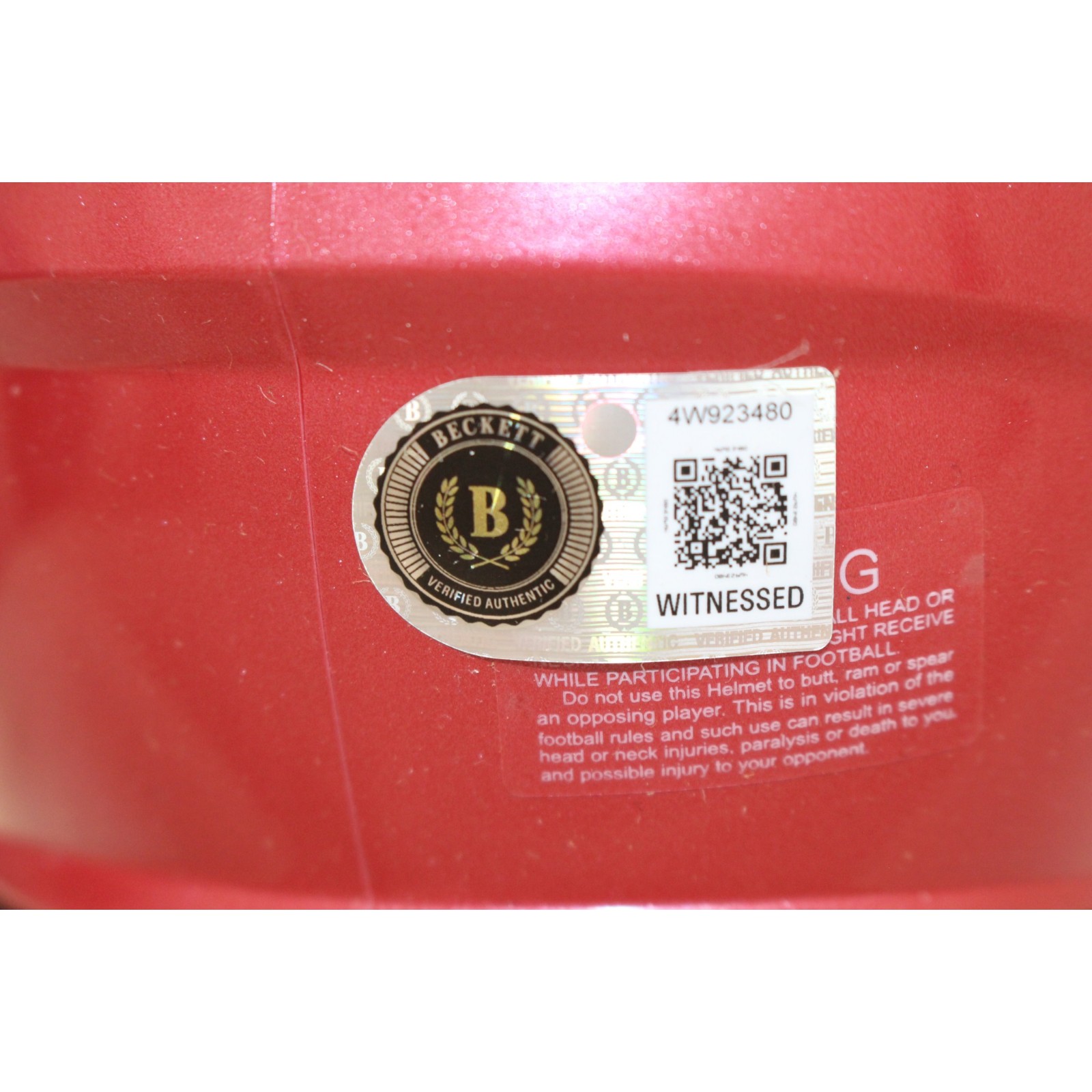 Brock Purdy Autographed Iowa State Cyclones Red Mini Helmet Beckett WIT 56915 4 Brock Purdy Autographed Iowa State Cyclones Red Mini Helmet Beckett WIT 56915