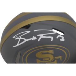 Brock Purdy Autographed/Signed San Francisco 49ers Slate Mini Helmet FAN 47971