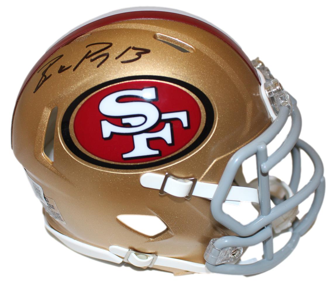 Brock Purdy Autographed San Francisco 49ers Speed Mini Helmet Beckett