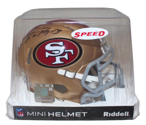 Brock Purdy Autographed San Francisco 49ers Speed Mini Helmet Beckett